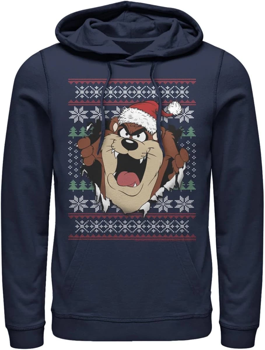Men's Looney Tunes Taz Ugly Hoodie