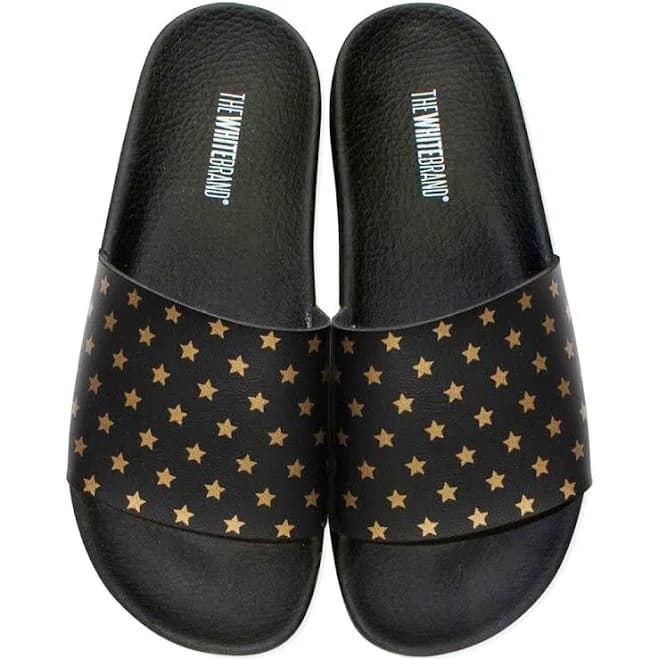 Women's Mini Gold Stars Slides