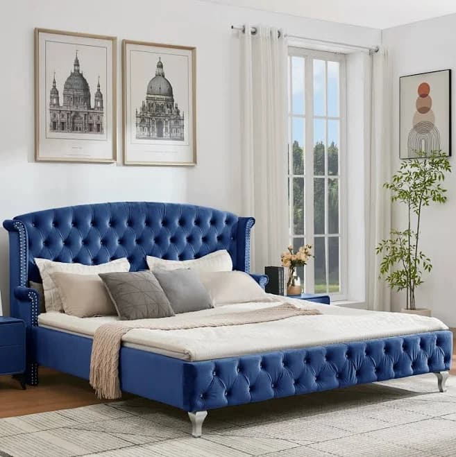 Christopher Knight Home Larkswood Upholstered Bed Frame