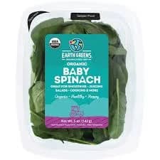 Earth Greens Organic Baby Spinach