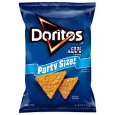 Doritos Cool Ranch Flavored Tortilla Chips Party Size, 14.5 oz (411 g)