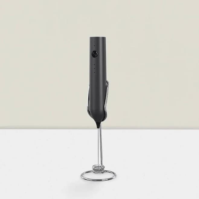 Rechargeable Milk Frother Wand 3-Speed Handheld Mixer