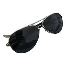 D&G Black Metal Aviator Sunglasses with Dark Lenses