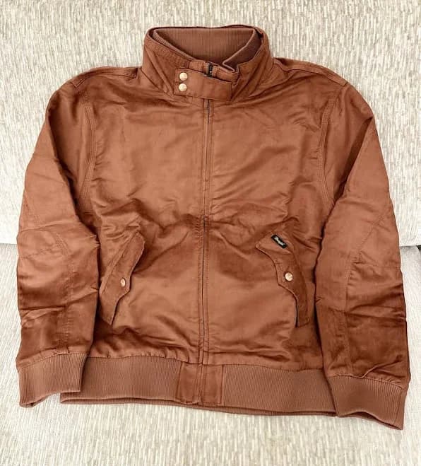 Wrangler Stranger Things Steve Harrington Size LARGE Jacket Faux Suede