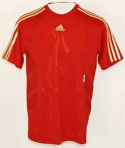 Adidas Pretator Fla Cl Js Y Football Shirt Sporttrikot Kids Red/gold