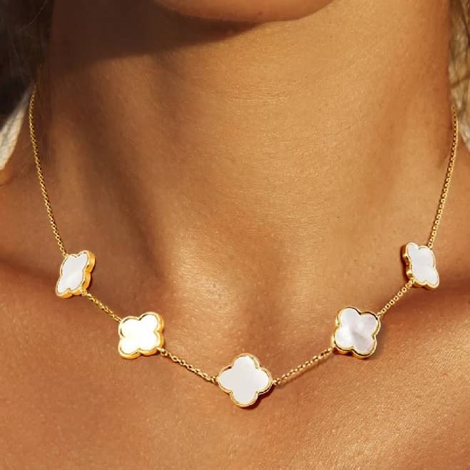 Lucky 5 Clover Necklace