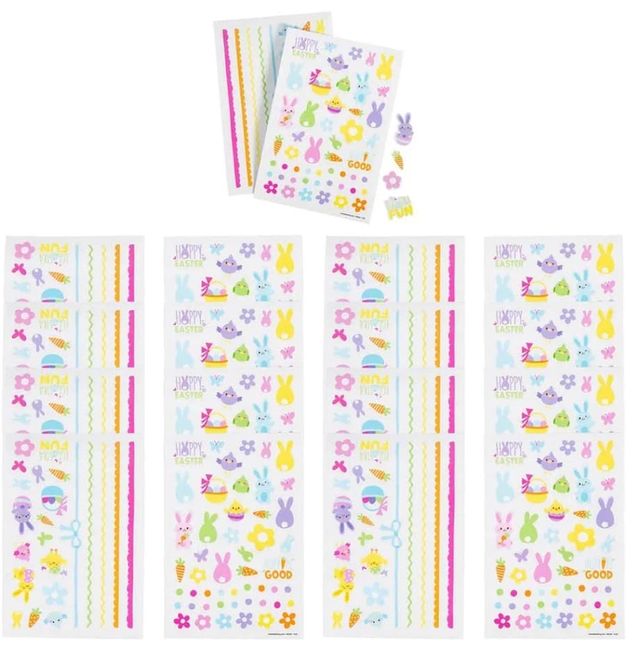 Easter Whimsy Chick & Bunny Sticker Sheets