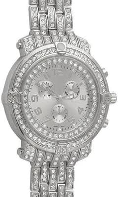 Custom Sport Bling Bling Chronograph Watch