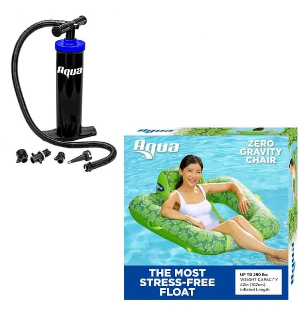Aqua Leisure Zero Gravity Swimming Pool Lounge Chair Float