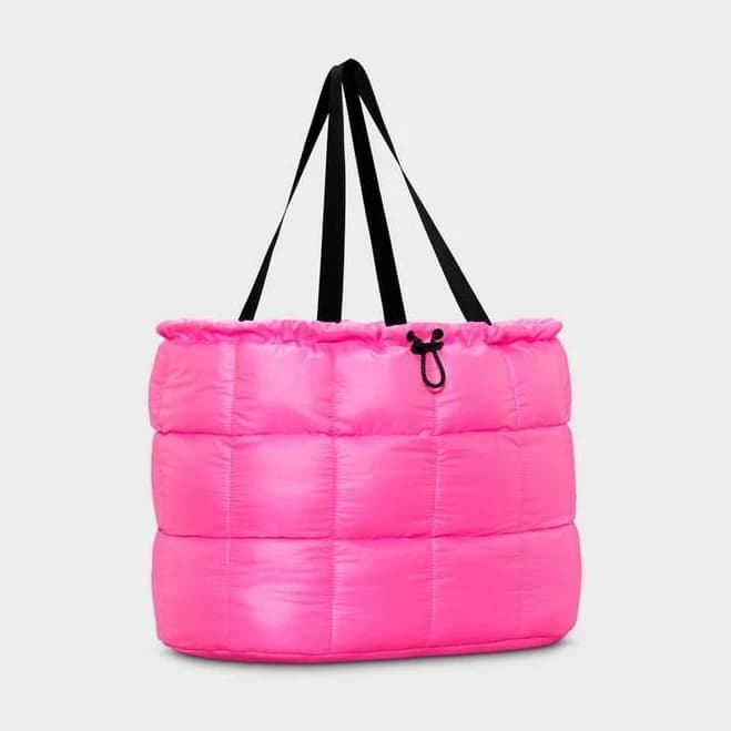 Nike Nike Sportswear Puffle Tote Bag (28L) - HQ0220-606/Pink Spell/Black/Black - One Size