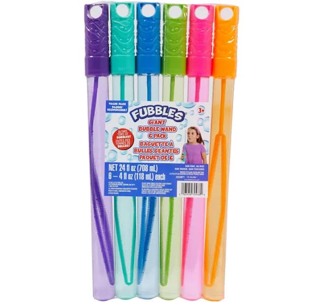 Fubbles 3+ Giant Bubble Wand Value Pack