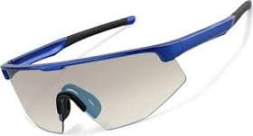 Zenni Sporty Sunglasses Blue Mirror Plastic Full Rim Frame