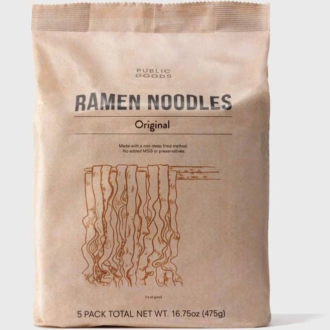 public goods Original Ramen 5 ct
