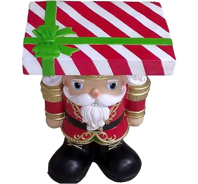Universal Statues Pre-Lit Nutcracker Soldier Christmas Tabletop Decoration