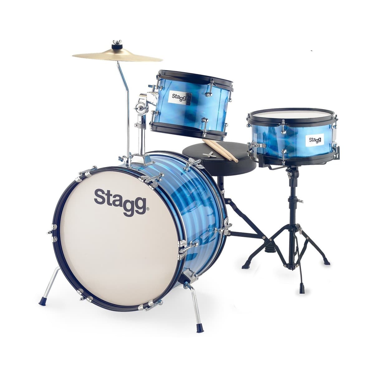 Stagg 3-piece Junior Drum Set with Hardware