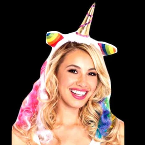 Multicolor Led Unicorn Headband