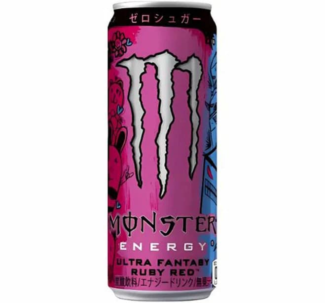 Monster Energy Drink Ultra Fantasy Ruby Red
