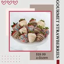 Gourmet Chocolate Dipped Strawberries