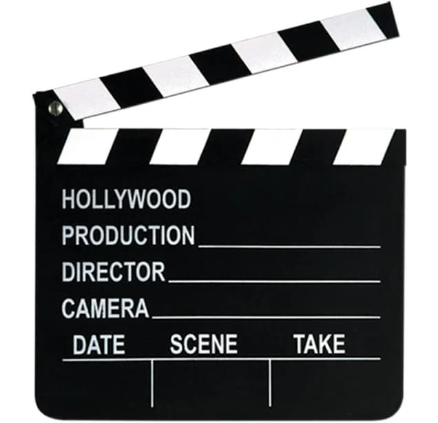 Beistle Movie Set Clapboard