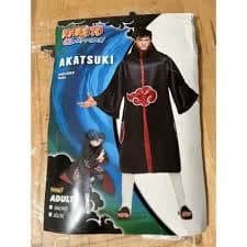 Naruto Shippuden Akatsuki Robe Jacket Size S/M for Adult Halloween