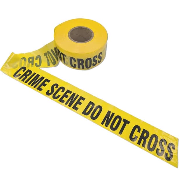 Crime Scene Do Not Cross 1000 ft