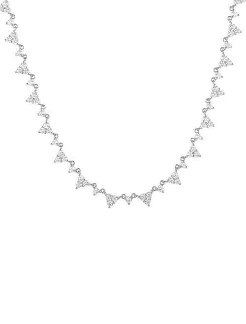 Untamed Petals Dana Pave Choker Necklace