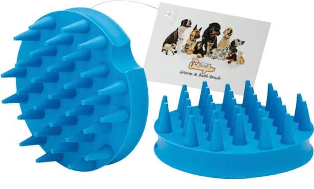 Soft Tip Massage Brush for Dogs and Cats-Massages, Cleans, Stimulates, Relaxes