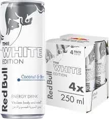 Red Bull Energy Drink White Edition, 250ml - 4 Pack