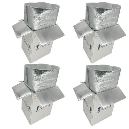 Ch-box Insulated Shipping Boxes with Liners (4 Pack)