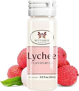 Butterfly Lychee Flavoring Extract Paste, 25 ml — Lychee Flavor for Baking, Drinks & Cocktails