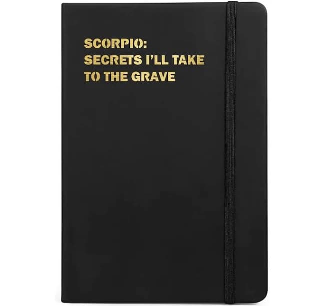 Crimson and Clover Studio Scorpio Astrology Journal