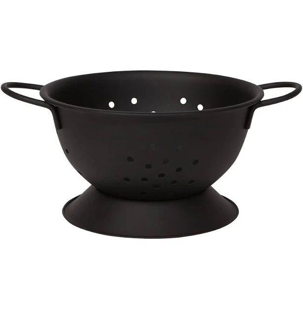 Danica Matte Black Colander