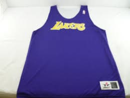Adult Alleson Athletic Lakers Basketball Reversible Tank Jersey, Large | eBay