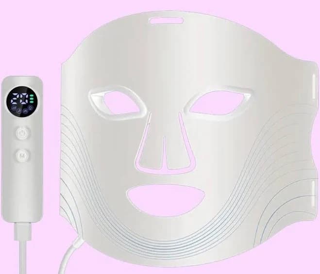 Face Glow Led Therapy Mask (white) - Younger Looking Skin