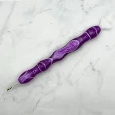 Purple & White Acrylic Diamond Painting Drill Pen Tool | Wax Pen for Crystal Rhinestone Crafting Art | Gift for Crafters | Mothers' Day Gift
