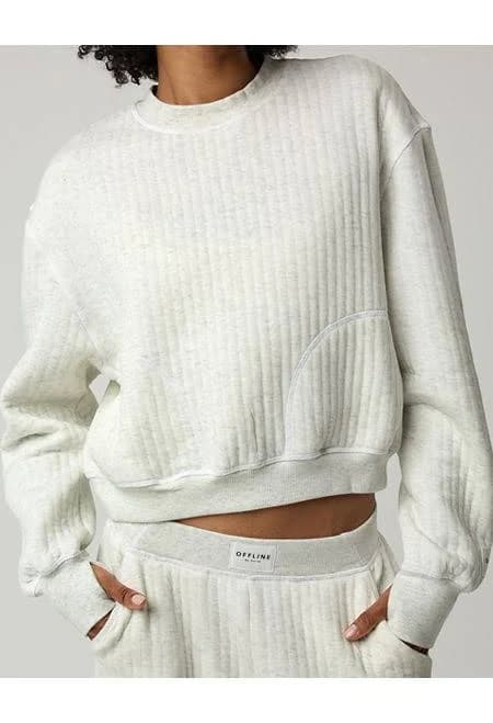 OFFLINE By Aerie Coffee Run Crewneck Women's