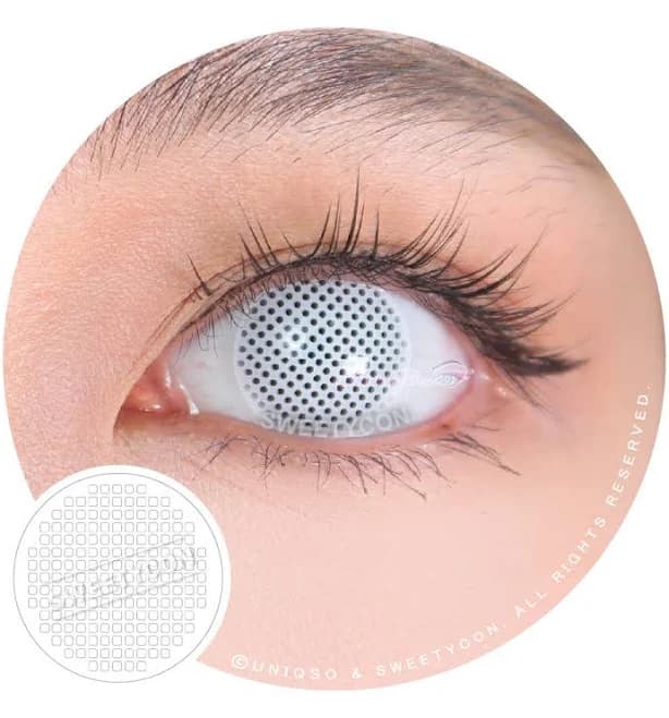 Sweety Crazy UV White Mesh Lens/Pack