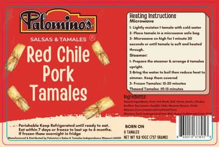 Red Chile Pork Tamales