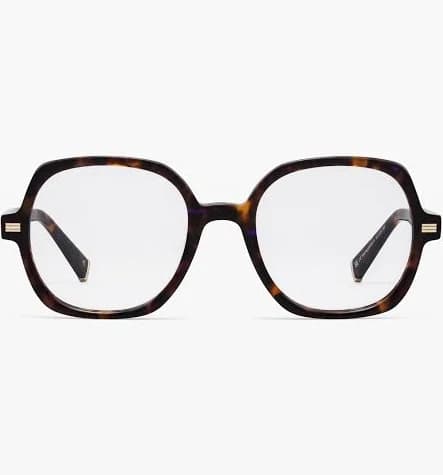 Jimmy Fairly - Tortoise Square Oversized Eyeglasses in Acetate - The Debby - Women - Size M