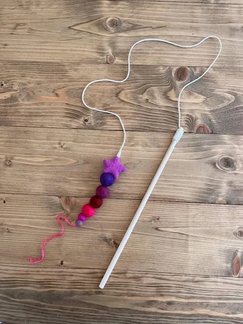 Wool Cat Wand Toy: Magic Wand for Cats
