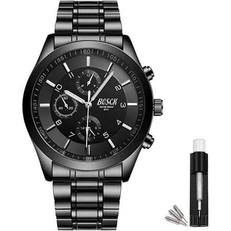 Men's Stainless Steel Analog Watch