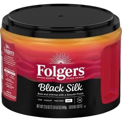 Folgers Coffee Black Silk