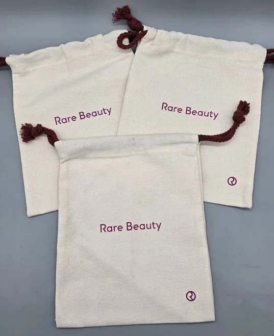 ​ ️ Rare Beauty Selena Gomez Drawstring Dust Bags/Pouches (Lot of 3)