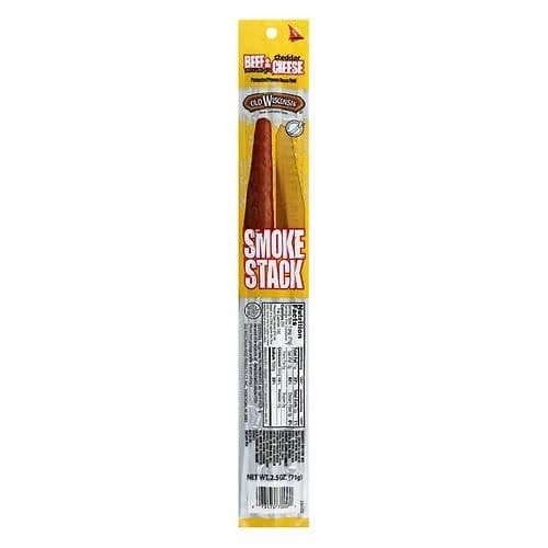 Old Wisconsin Smoke Stack Beef & Cheddar Cheese 2.5 oz