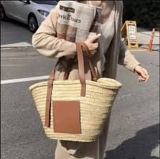 DHgate.com:Handmade Straw Tote Bag for Women, Summer Beach Bag, Crochet Flower Handbag, Large Capacity Travel Handbag:Bags, Luggage & Accessories