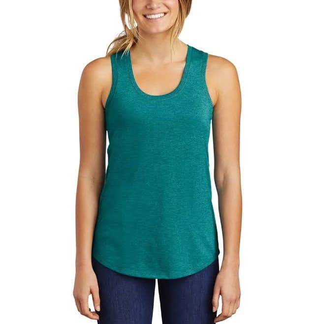 District Women's DM138L Perfect Tri Racerback Tank