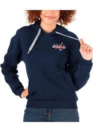 Antigua Washington Capitals Womens Victory Hoodie - NAVY