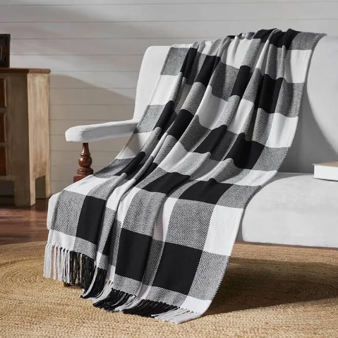VHC Annie Buffalo Check Woven Throw