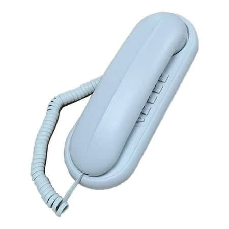 Corded Wall Phone, Analog Trimlines Phone With Cord, Retro Wall Mounted Telephones Home Phone Hotel, White