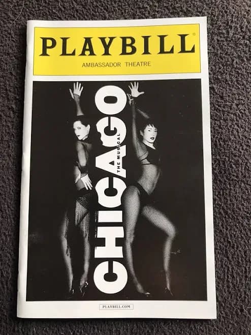 Chicago w/ Brandy Norwood 2015 Playbill Broadway Musical Ambassador Theatre